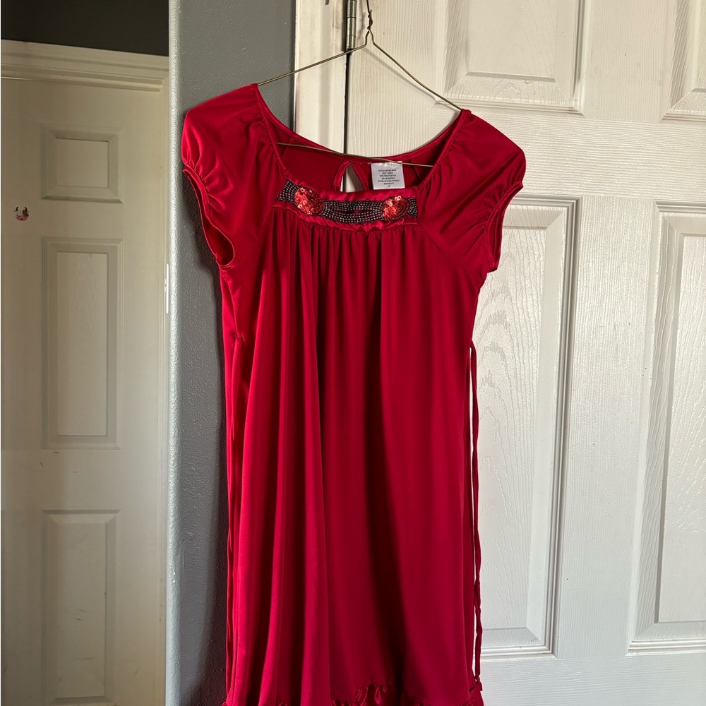 Girls Red Dress